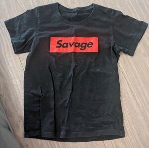 Cute Top 'savage' Size Small Excellent Condition, Worn Maybe Twice